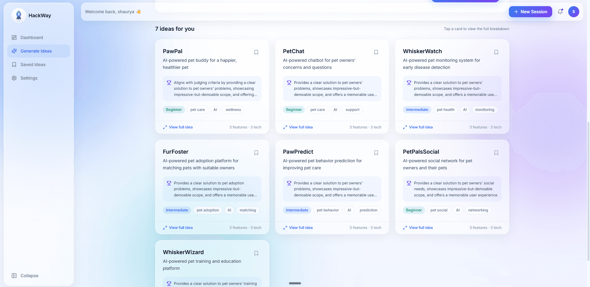 A screenshot