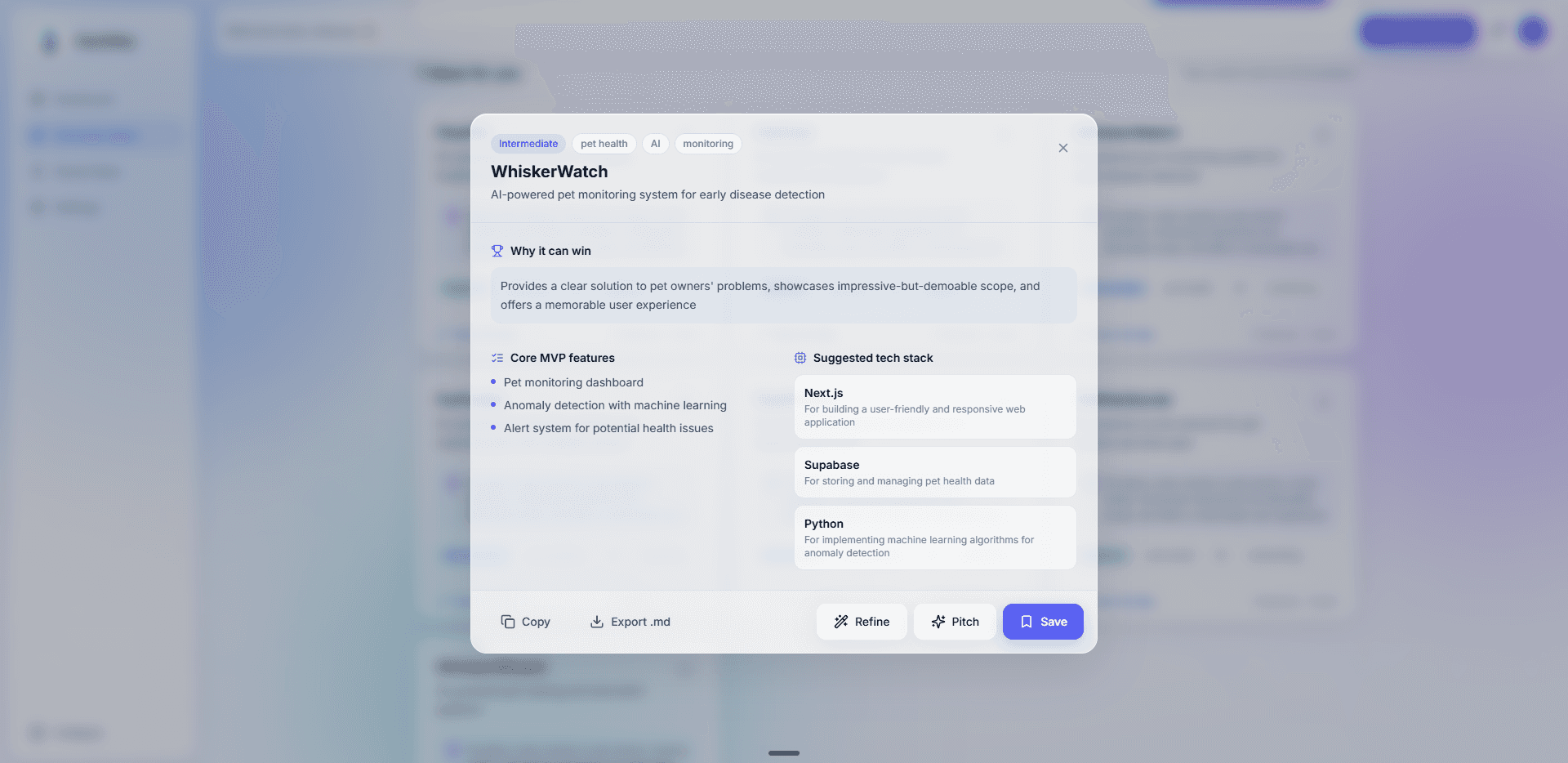 A screenshot